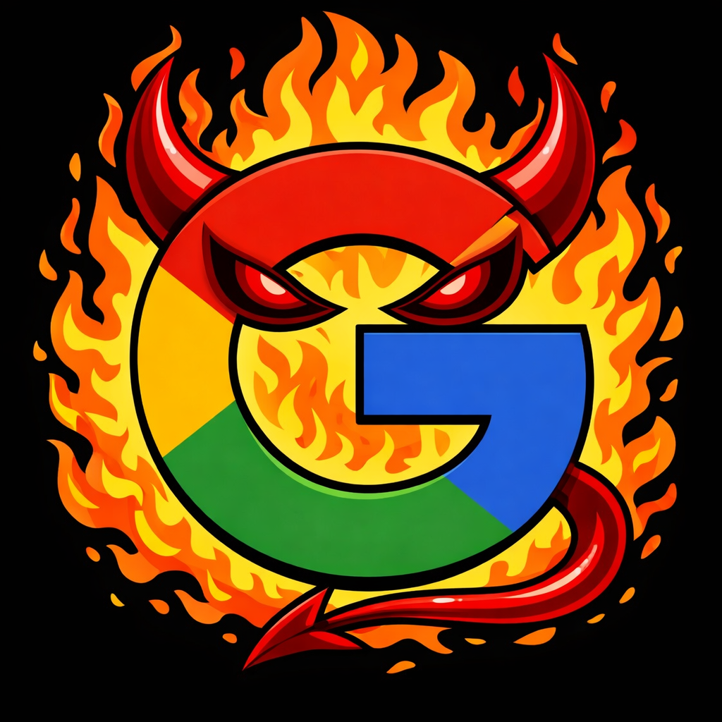 Google as the devil taking your money